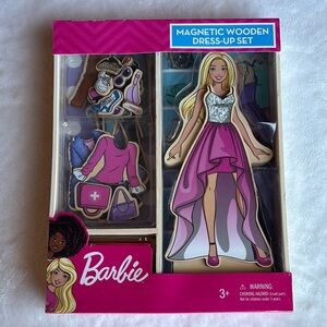 Barbie Wooden Magnetic Dress Up Doll Set — 24 Pieces — New Sealed